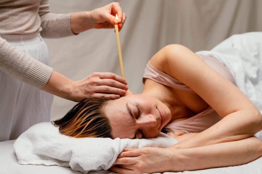 ear candling therapy