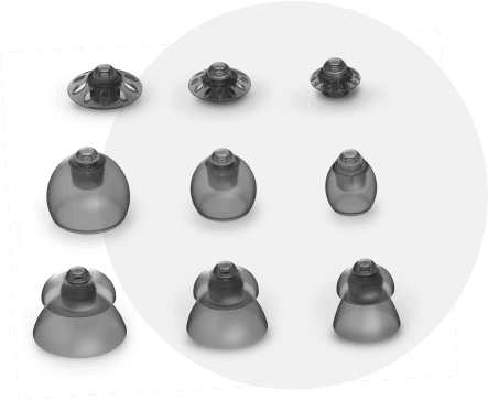 Picture of Phonak hearing aid domes