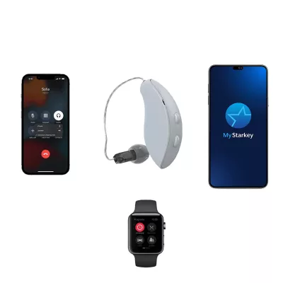 My Starkey hearing aid app UI design copy